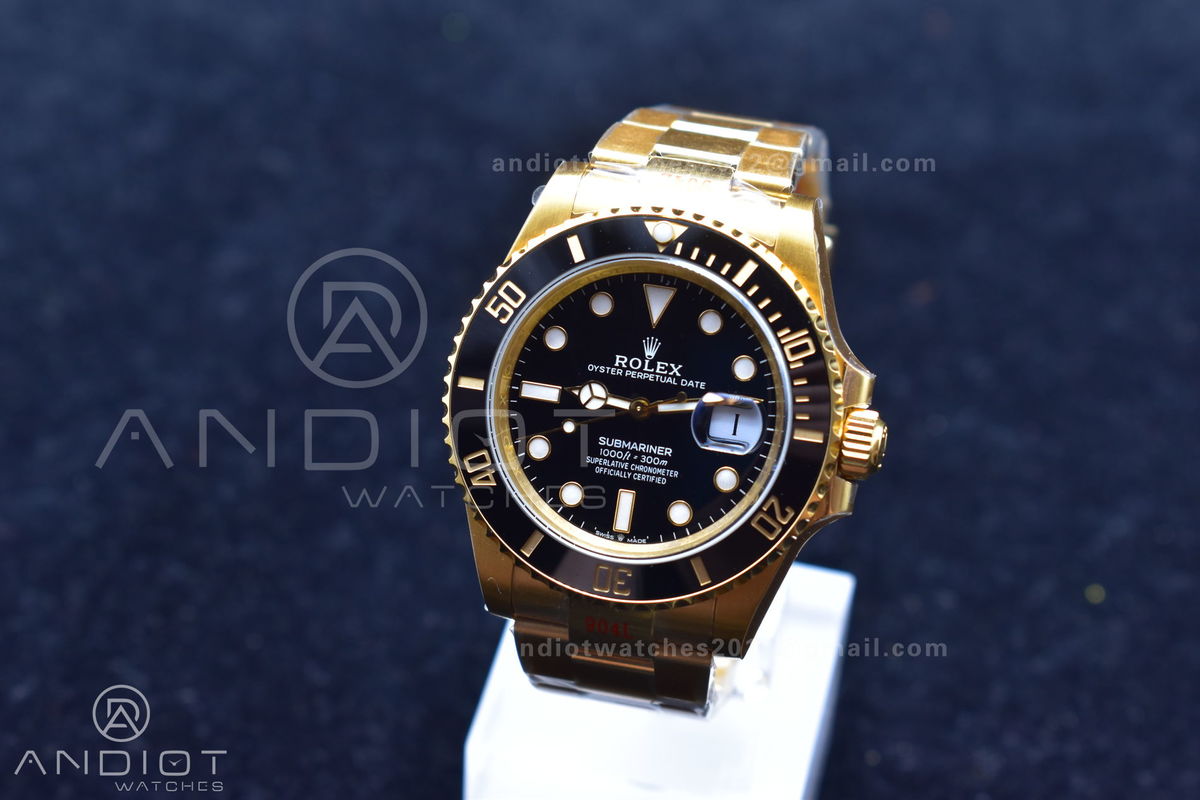 Submariner 126618 LN YG Black Ceramic 904L Steel VSF 1:1 Best Edition VS3235